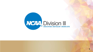 division iii education session