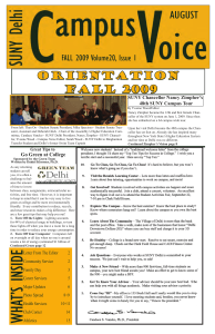 Special Orientation Issue, August 2009
