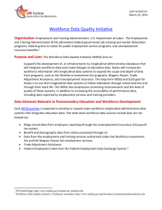 Workforce Data Quality Initiative