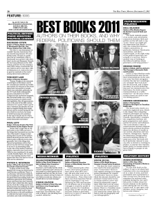 The Hill Times Names Thinking Government a Best Book of 2011