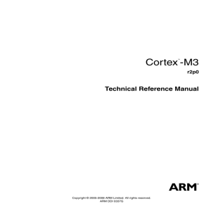 Cortex-M3 Technical Reference Manual