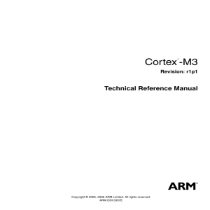 Cortex-M3 Technical Reference Manual - Chess