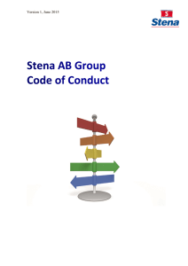 Download, Code of Conduct for Stena AB