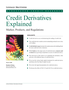 Credit Derivatives Explained