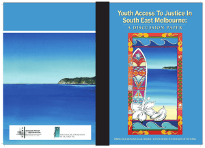Youth Access to Justice in the South East: A Discussion Paper
