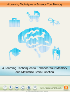 4 Learning Techniques to Enhance Your Memory and Maximize