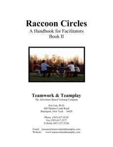 Raccoon Circles -- A Handbook for Facilitators Book II