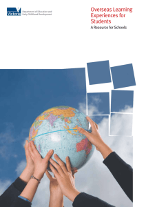 Overseas Learning Experiences for Students
