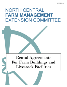 Rental Agreements For Farm Buildings and