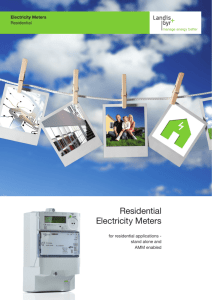 Residential Electricity Meters