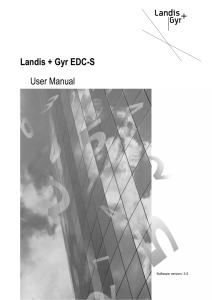 Landis + Gyr EDC