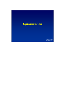 Optimization - Matrix Science