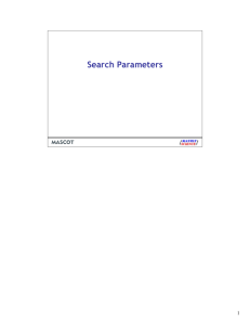 Search Parameters