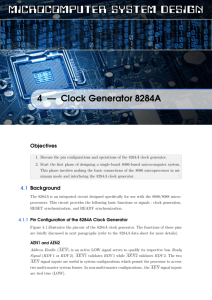 Clock Generator 8284A