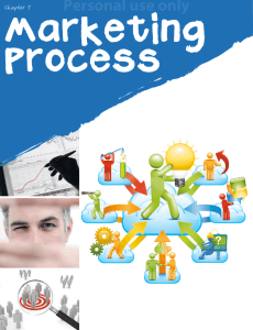 Chapter 7: Marketing Process