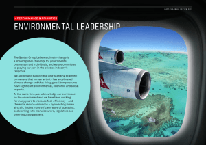 environmental leadership - qantas annual review 2015