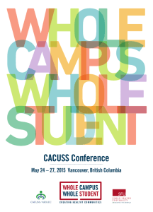 CACUSS Conference Program
