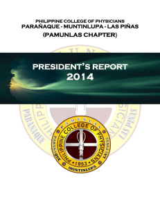 Pamunlas - Philippine College of Physicians