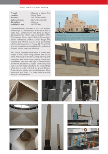 Museum of Islamic Arts - Haz Metal Fixing System