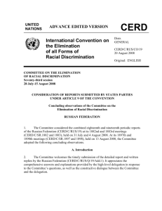 CERD/C/RUS/CO/19 - Office of the High Commissioner on Human
