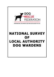 national survey of local authority dog wardens