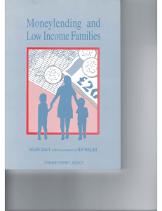 Moneylending and Low Income Families (Research Report 2) (1988)