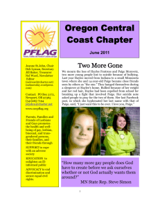 June 2011 OCC PFLAG Newsletter