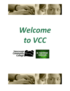 VCC -Employee Orientation Booklet