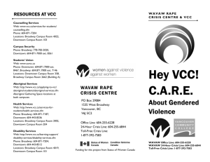 Hey VCC! CARE - WAVAW | Women Against Violence Against Women