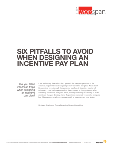 incentive pay plan - Sibson Consulting