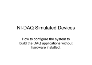 NI-DAQ Simulated Devices
