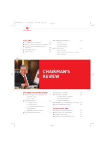 chairman's review
