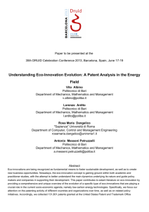 Understanding Eco-Innovation Evolution: A Patent Analysis in the