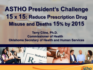 ASTHO President's Challenge - Trust for America's Health