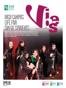 Rich Campus Life for SIM GE Students