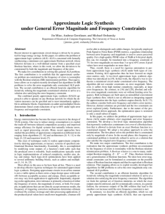 Approximate Logic Synthesis under General Error Magnitude and