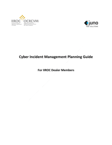 Cyber Incident Management Planning Guide