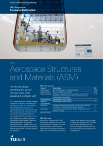 Aerospace Structures and Materials (ASM)