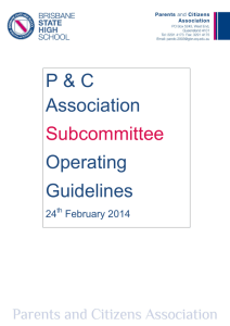 Operating Guidelines: Subcommittees