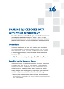 Sharing QuickBooks Data With Your Accountant