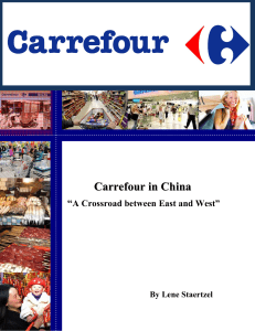 Carrefour in China - University of Florida