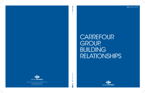 CARRefouR GRoup, buildiNG RelATioNSHipS