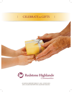 CELEBRATEthe GIFTS - Redstone Highlands