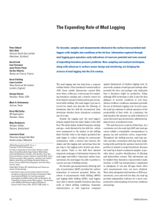 The Expanding Role of Mud Logging