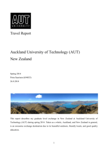 Auckland University of Technology (AUT) New Zealand