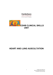Auscultation Heart And Lung