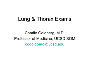 Lung & Thorax Exams