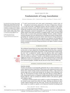 Fundamentals of Lung Auscultation
