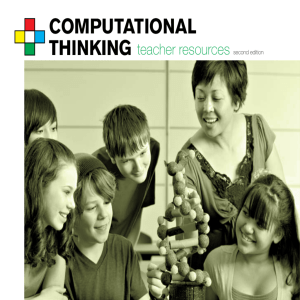 Computational Thinking Teacher Resources