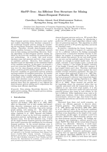 ShrFP-Tree: An Efficient Tree Structure for Mining Share